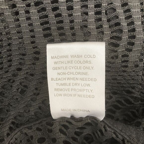 Alexa & Stella Black Crochet Mesh Dress L Swim Cover Up Beach NWT - Picture 11 of 11